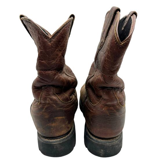 ARIAT Sierra Brown Leather Round Toe Waterproof Outdoor Sturdy Men\'s Work Boots main image 5